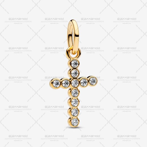 Pandora Cross Dangle Charm - Picture 1 of 5